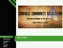 Tablet Screenshot of cornvilleaz.org